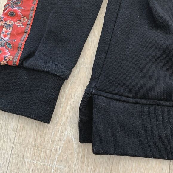 Profound Aesthetic Hoodie Pullover Hooded Sweatshirt Black Red Floral Men Size S - Picture 5 of 10